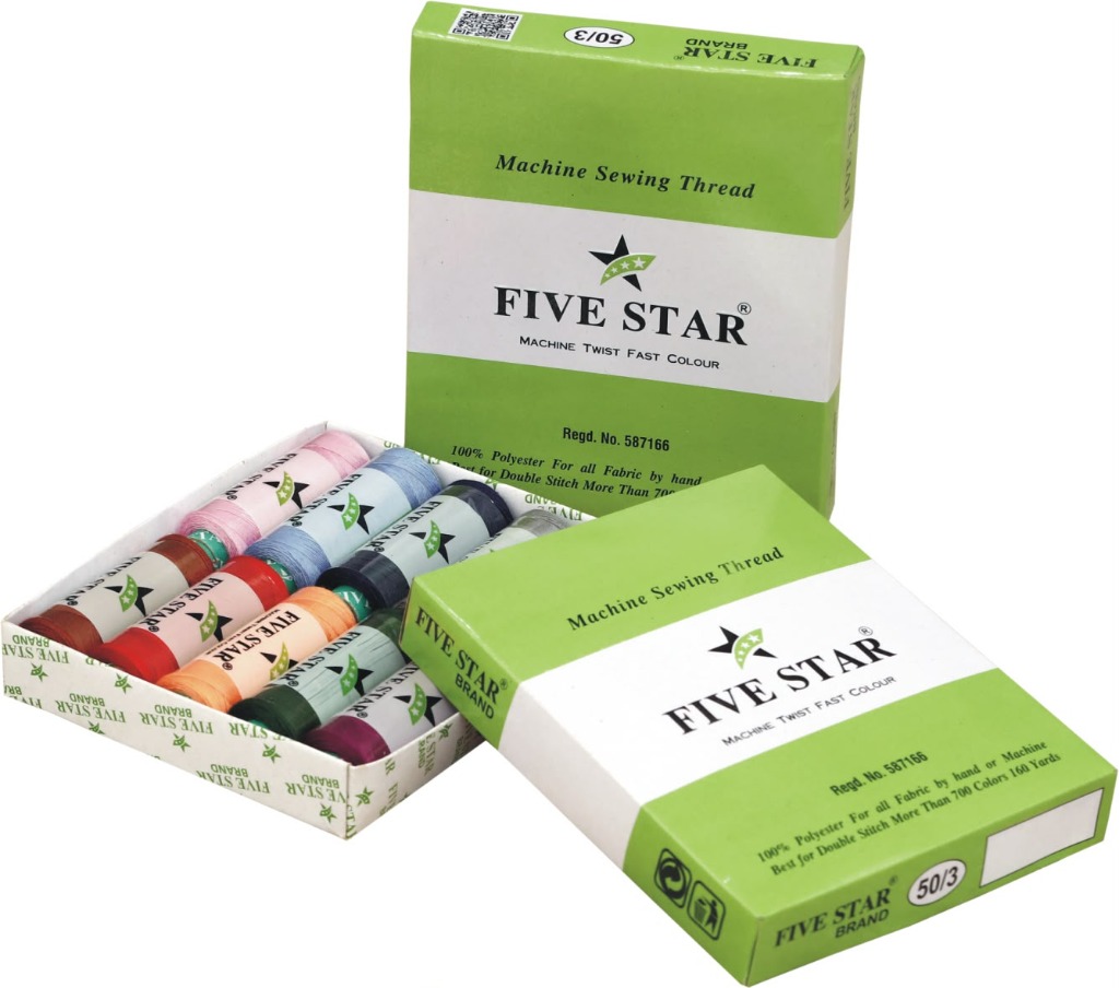 50/3 Polyester Sewing Thread (Five Star Fast Colour)