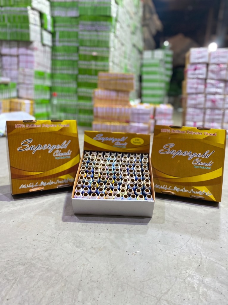 300/2 100 Spool's Box (Supergold Chamki Silky Thread)